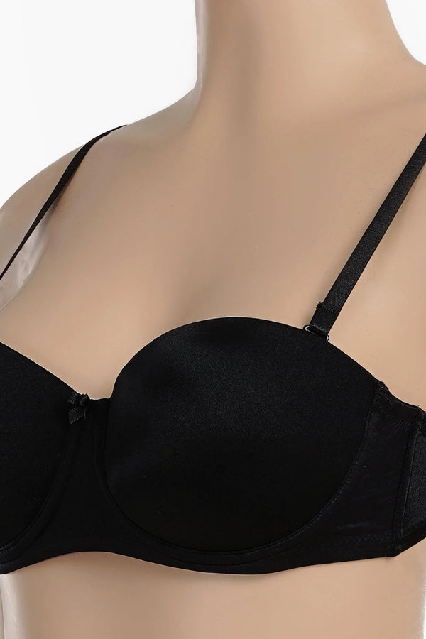 Padded bra with adjustable straps