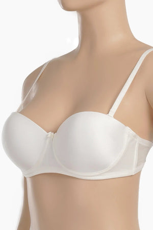 Padded bra with adjustable straps
