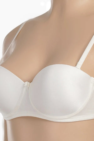 Padded bra with adjustable straps