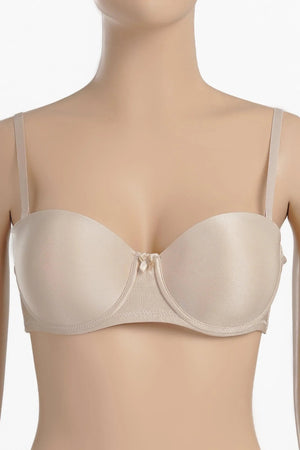 Padded bra with adjustable straps