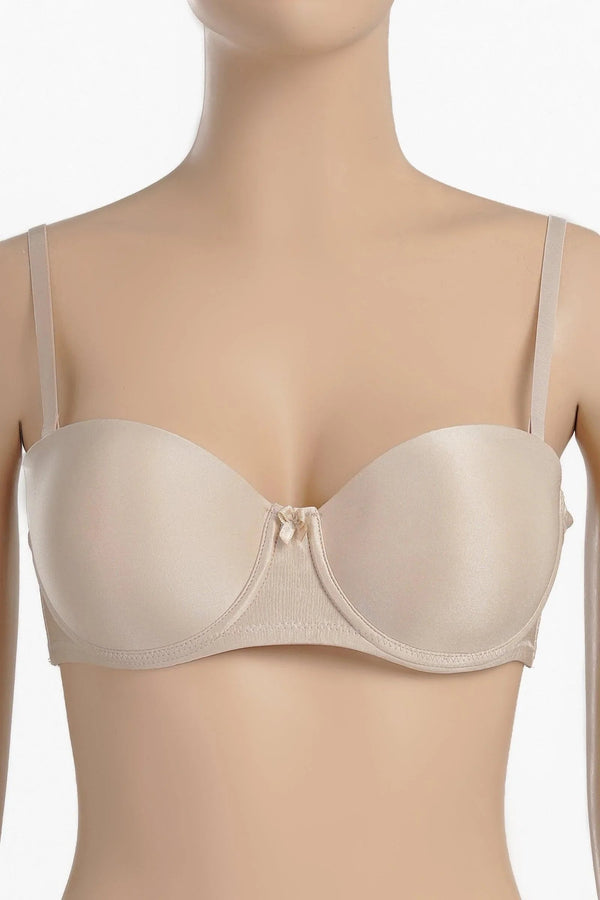 Padded bra with adjustable straps