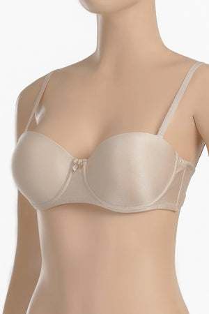 Padded bra with adjustable straps