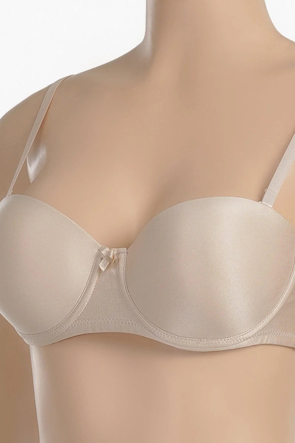 Padded bra with adjustable straps