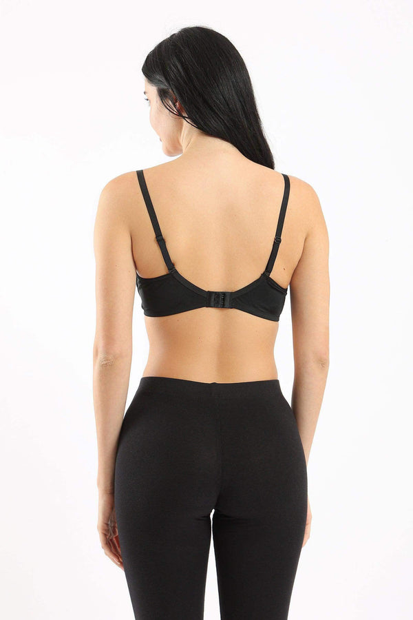 Push-up bra with underwire
