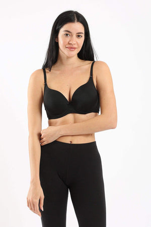 Push-up bra with underwire