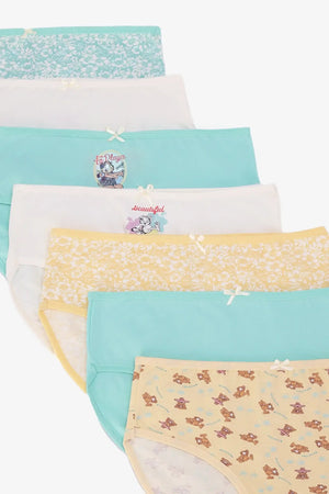 مجموعة من 7 سراويل داخلية للبنات