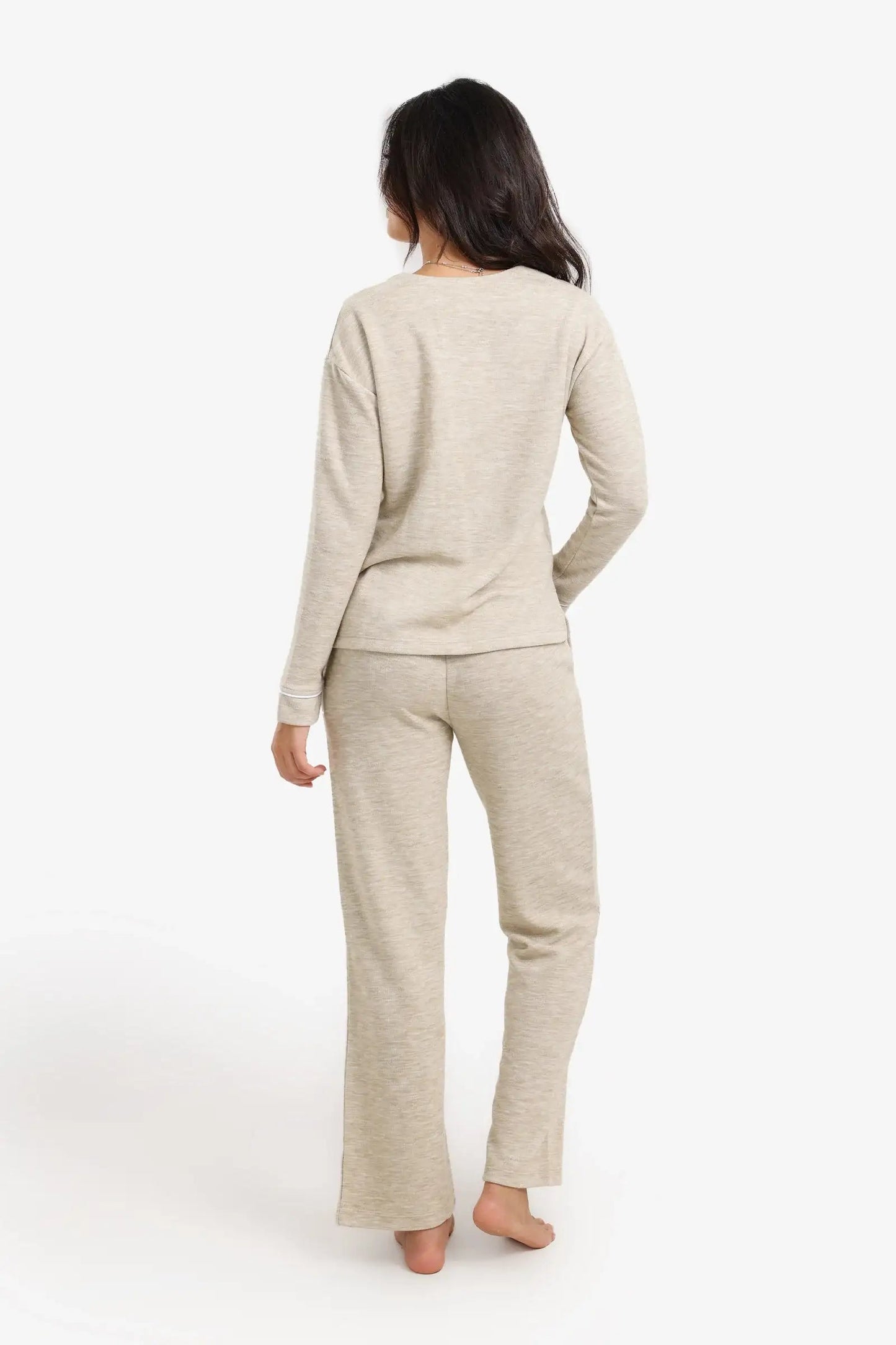 patterned pajama set