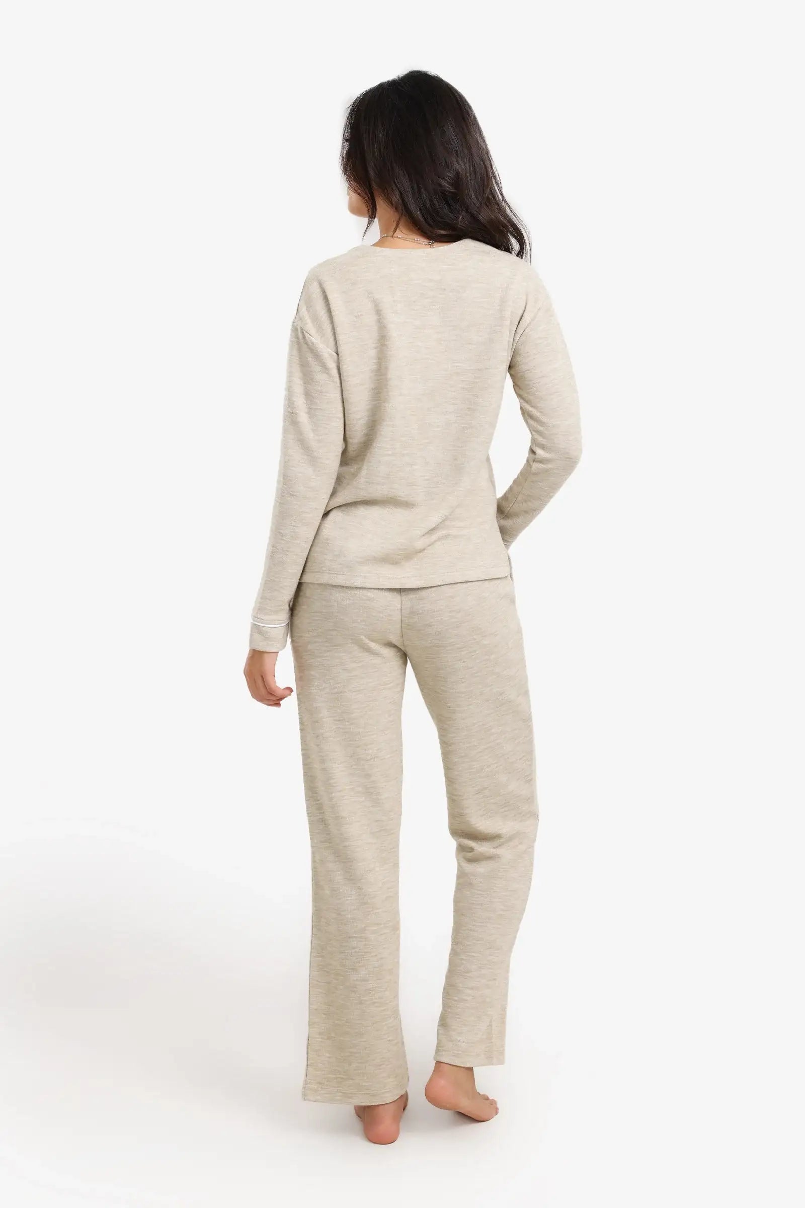 patterned pajama set