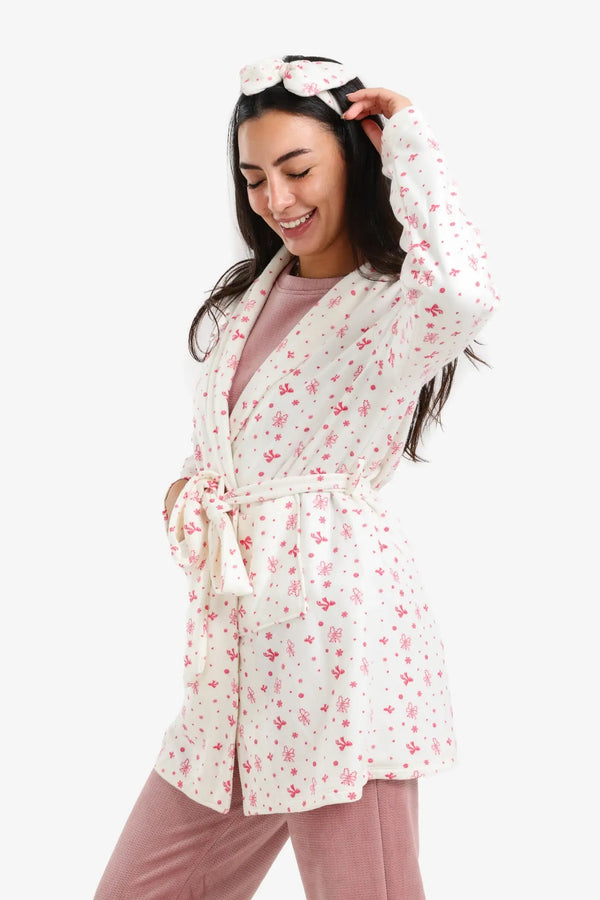 رداء مطبوع بالكامل