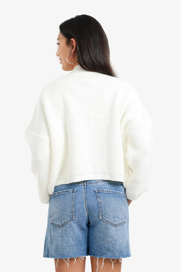 Off-the-shoulder sweater