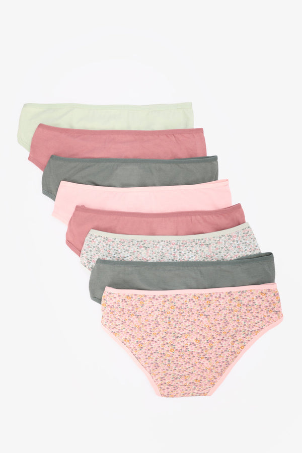 Set of 5 colorful bikini bottoms