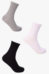 جوارب طويلة ملونة - 3 أزواج