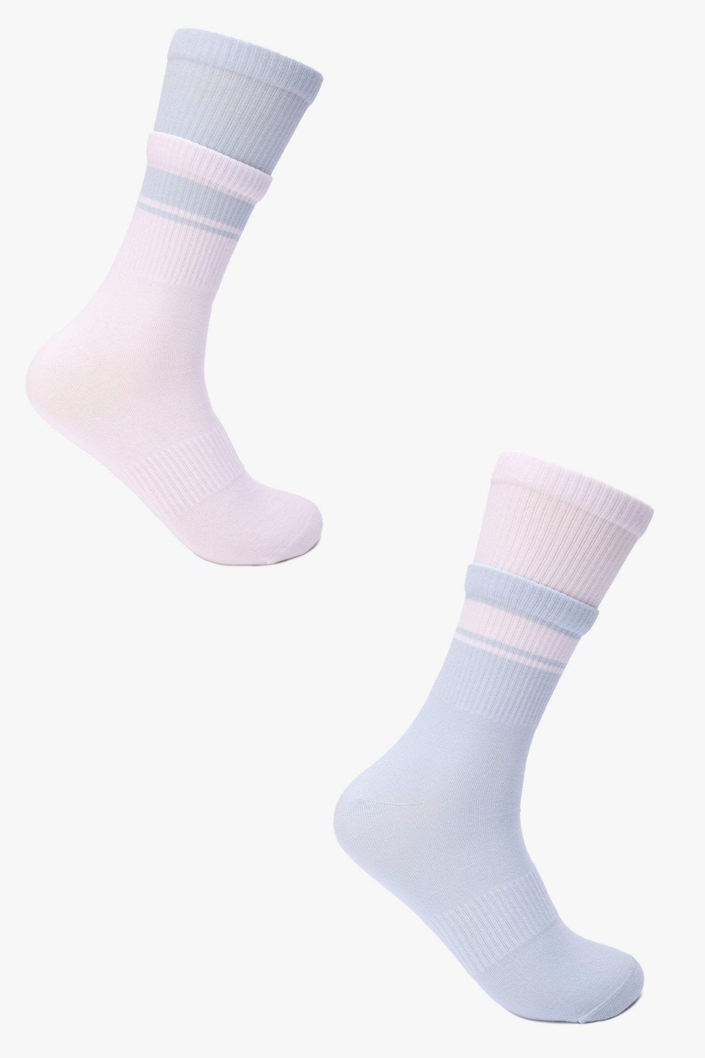 جوارب طويلة مضلعة - زوجان