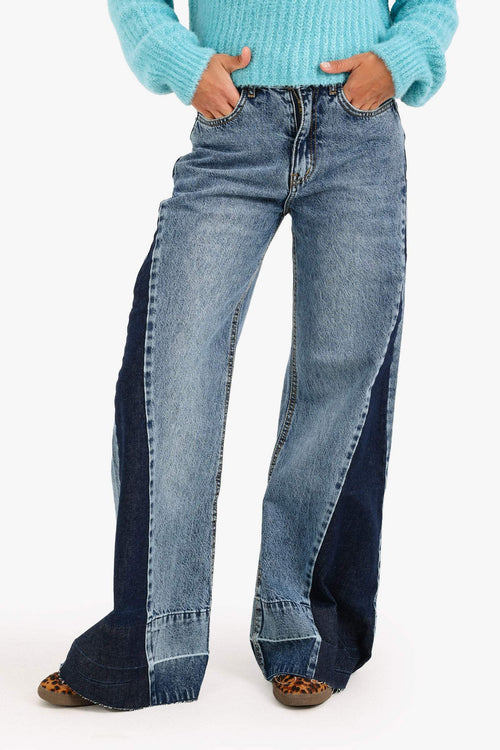 Two-tone jeans