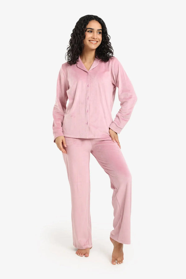 Classic velvet pajama set