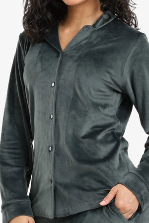 Classic velvet pajama set