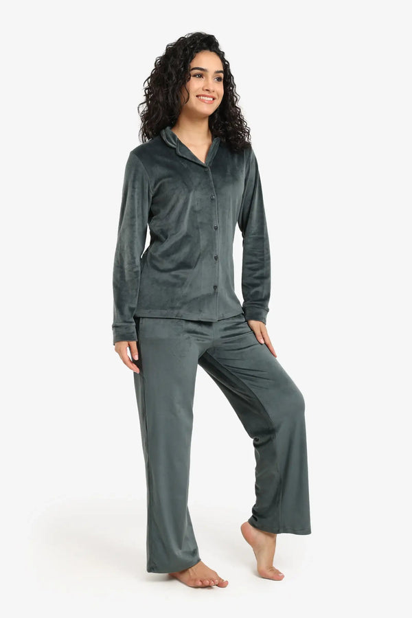 Classic velvet pajama set