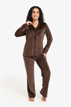 Classic velvet pajama set