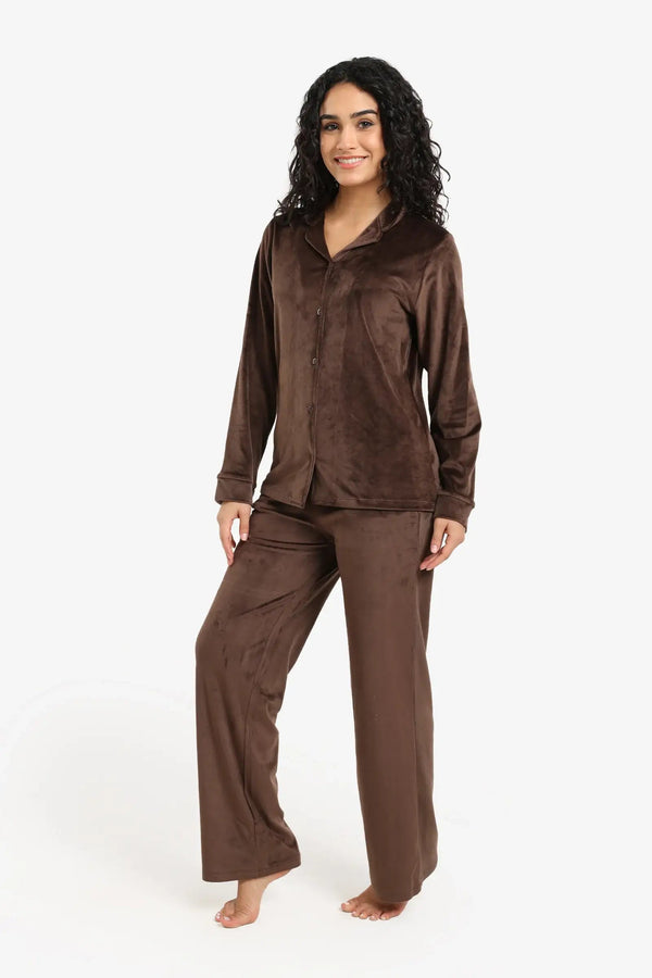 Classic velvet pajama set