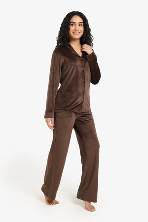 Classic velvet pajama set