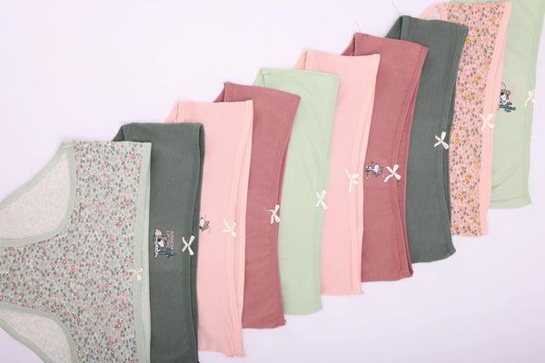 Pack of 10 colorful underwear