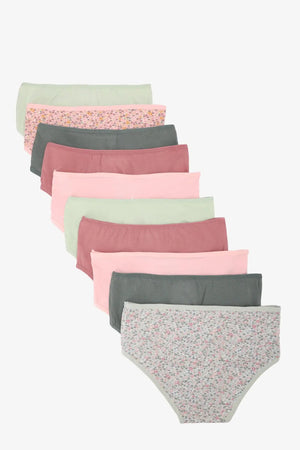 Pack of 10 colorful underwear