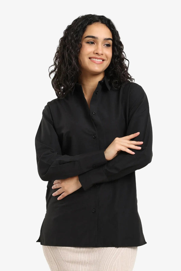 Comfortable shirt with a classic collar