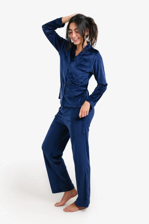 Classic velvet pajama set