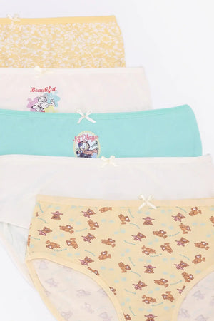 مجموعة من 5 سراويل داخلية للبنات