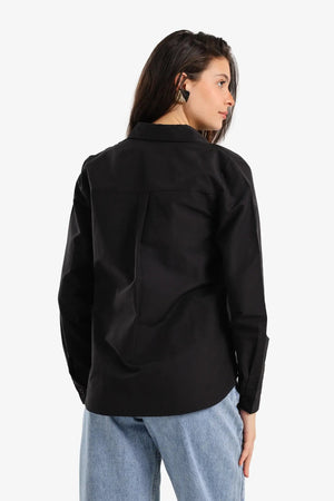 High-low regular fit shirt