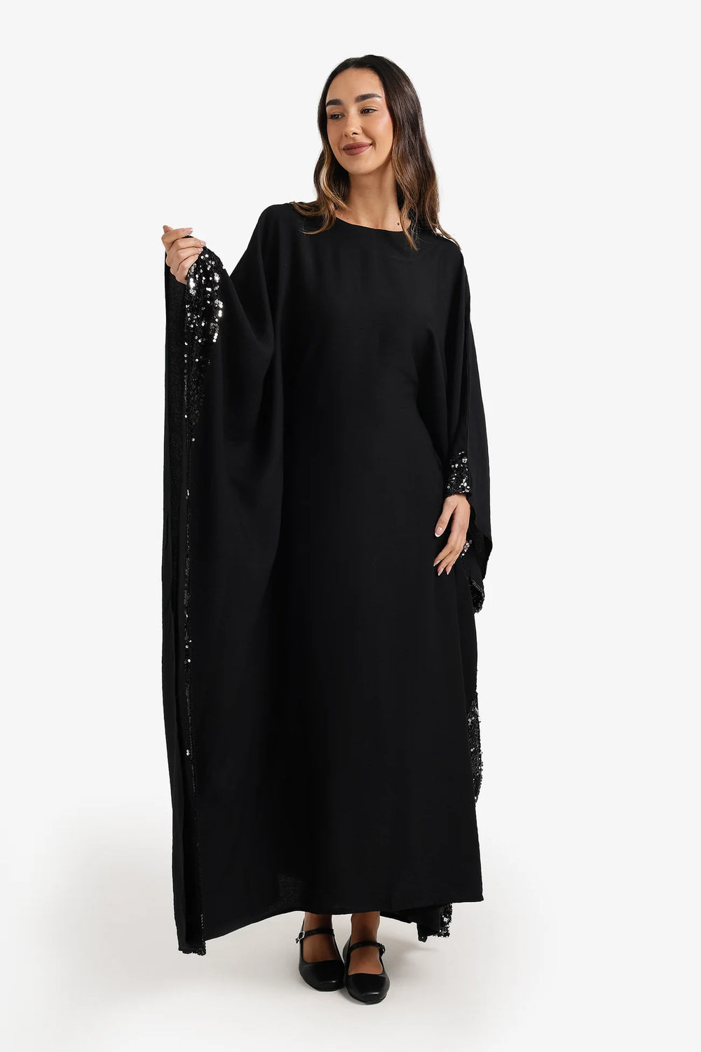 عباية بحواف ترتر