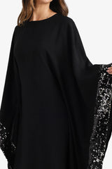 عباية بحواف ترتر