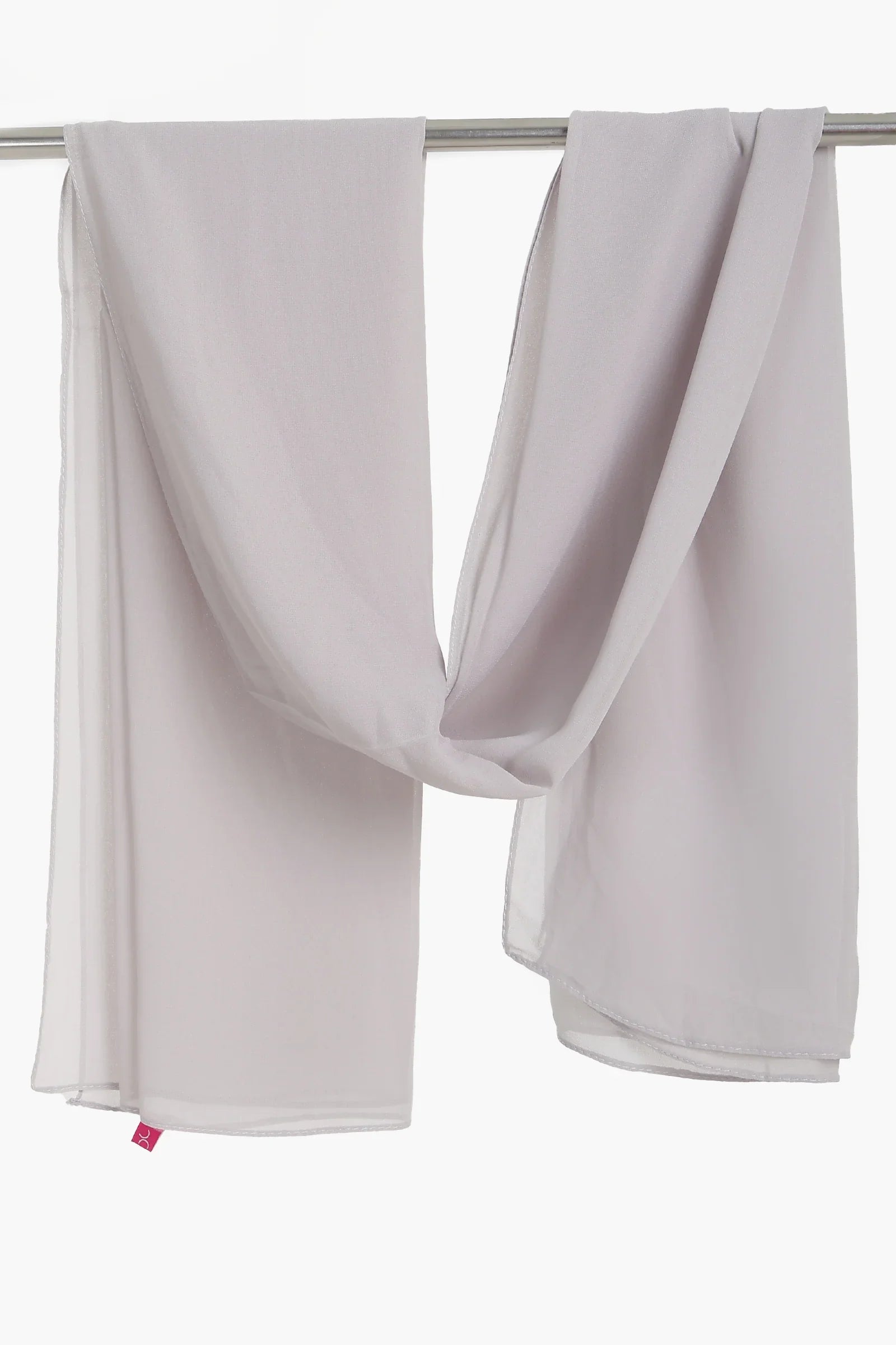 وشاح شيفون بنمط سادة - Carinasaudi.com