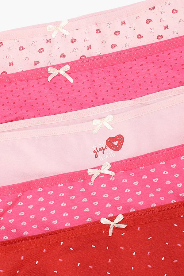 Pack of 5 colorful briefs