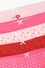 عبوة من ٥ سراويل داخلية بيكيني ملونة - Carinasaudi.com