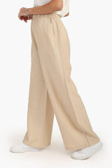 بنطال بخصر عالي و بقصة ساق واسعة - Carinasaudi.com