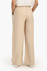 بنطال بخصر عالي و بقصة ساق واسعة - Carinasaudi.com