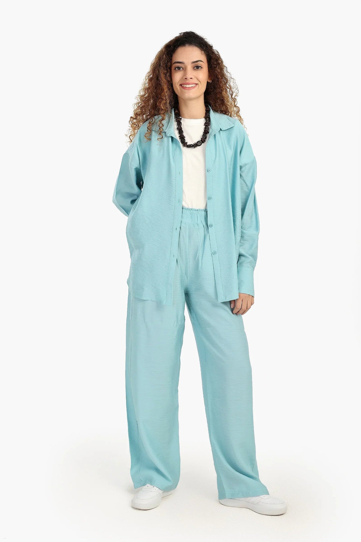 قميص مريح باكمام طويلة - Carinasaudi.com