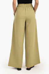 بنطال بخصر عالي و مطاطي - Carinasaudi.com