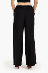 بنطال بخصر عالي و بقصة ساق واسعة - Carinasaudi.com