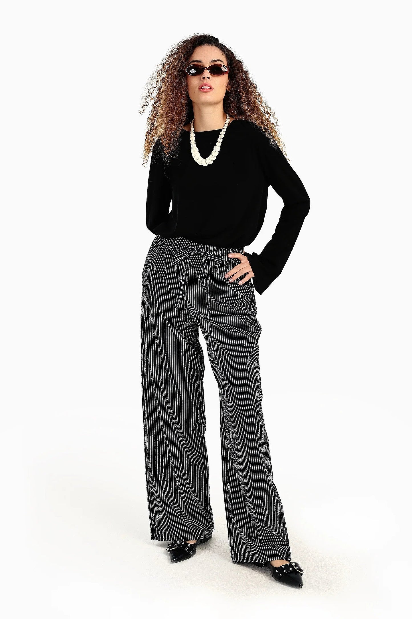 بلوزة باكمام واسعة - Carinasaudi.com