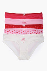 عبوة من ٥ سراويل داخلية بيكيني ملونة - Carinasaudi.com