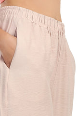 بنطال بخصر عالي و بقصة ساق واسعة - Carinasaudi.com