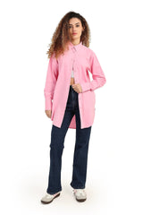 قميص متوسط الطول باكمام طويلة - Carinasaudi.com