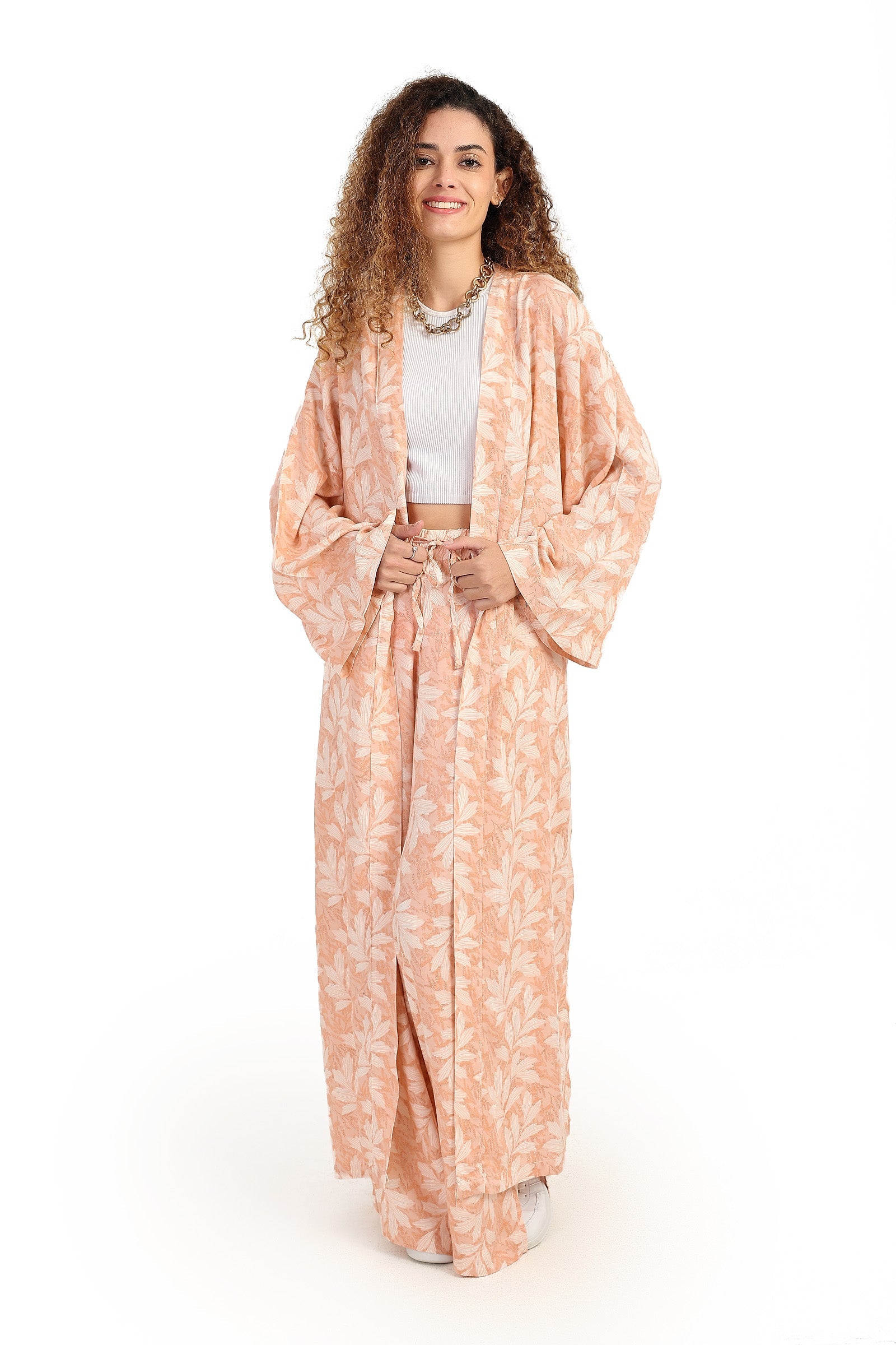 روب متوسط الطول بطبعة - Carinasaudi.com