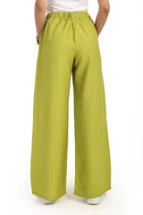 بنطال بخصر عالي و بقصة ساق واسعة - Carinasaudi.com