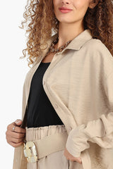 قميص مريح باكمام طويلة - Carinasaudi.com