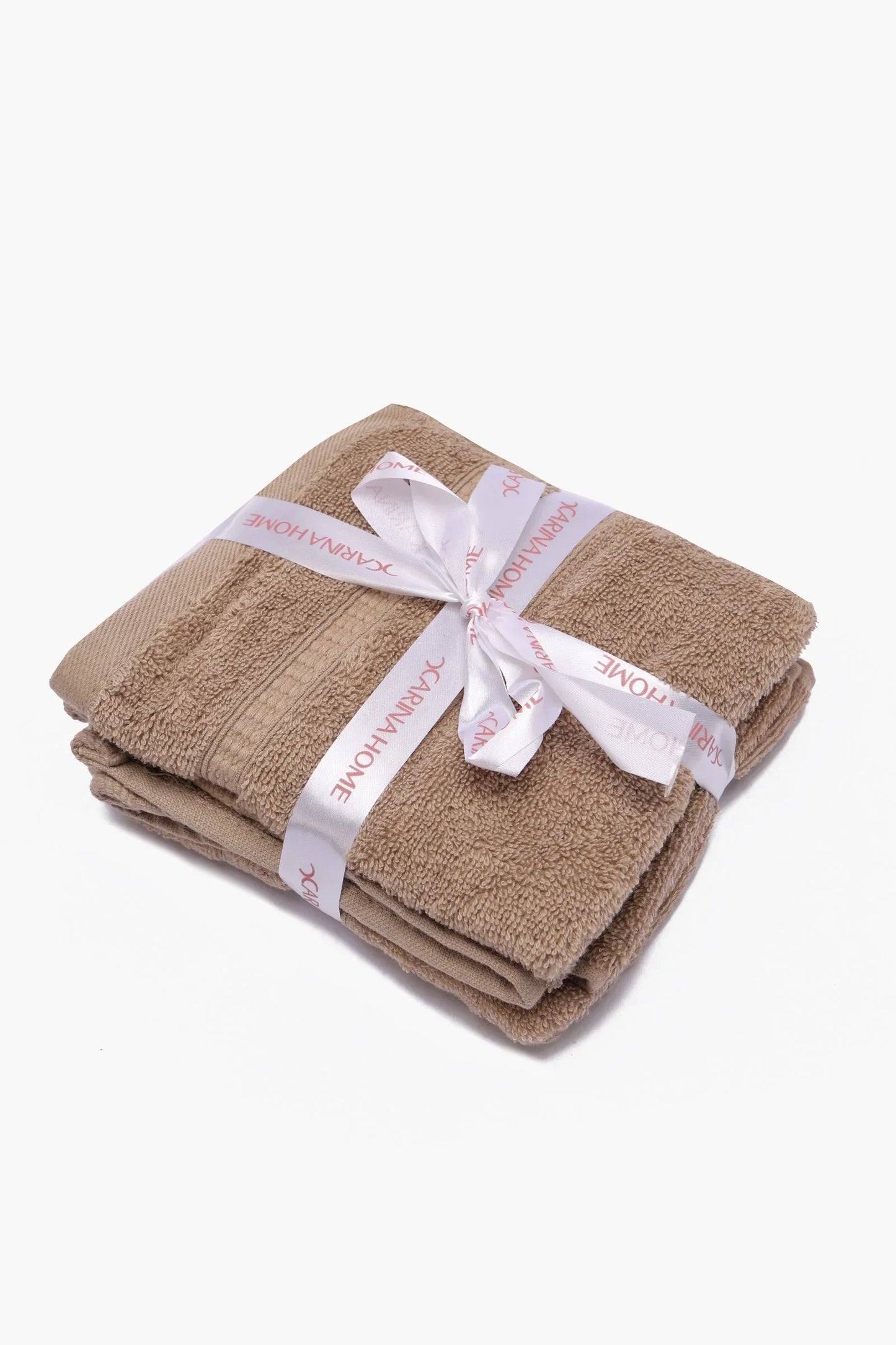 طقم مكون من ٣ مناشف قطنية 30*30 سم - Carinasaudi.com