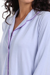 بيجاما فيسكوز باكمام طويلة - Carinasaudi.com