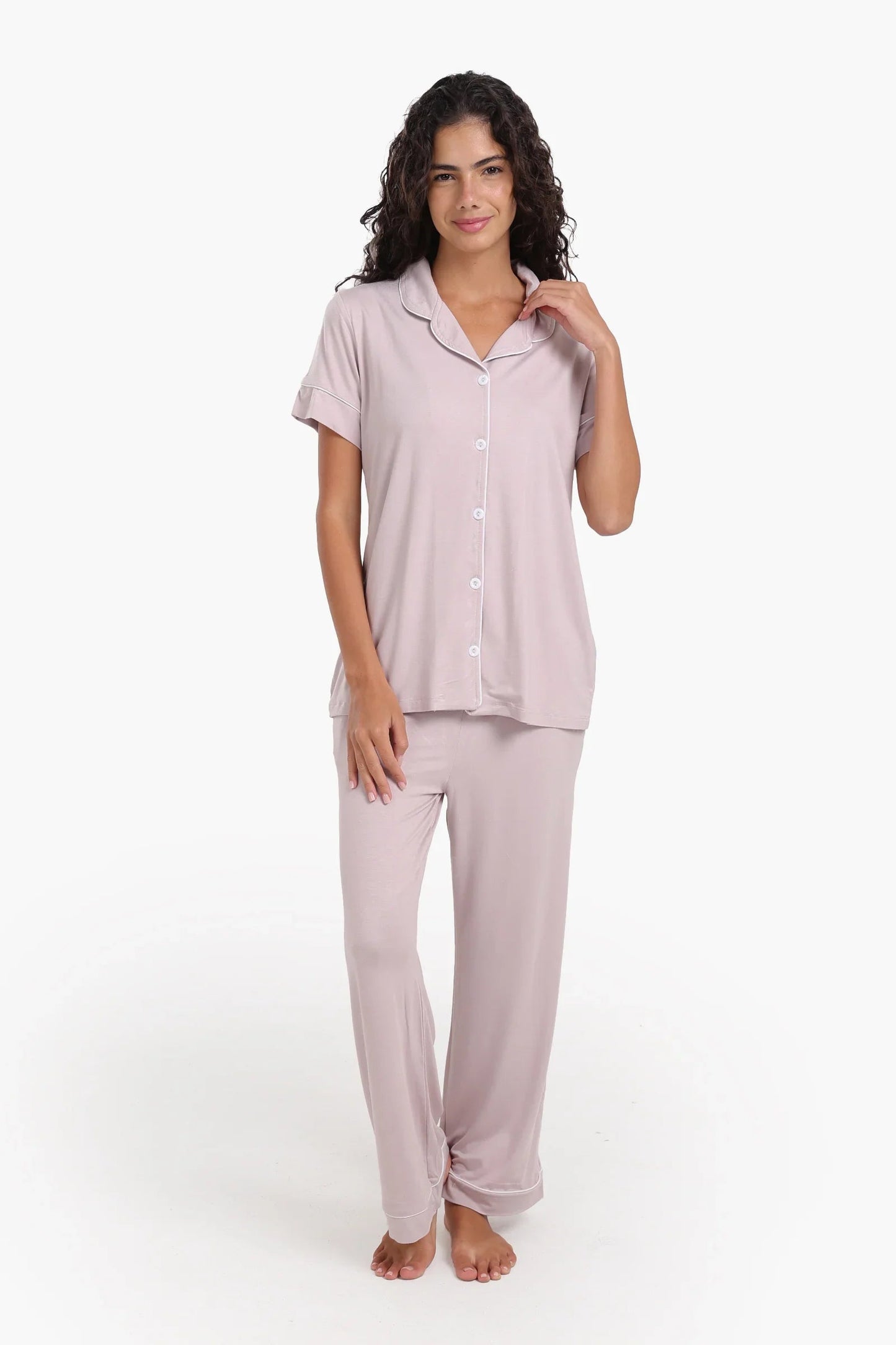 بيجاما باكمام قصيرة - Carinasaudi.com